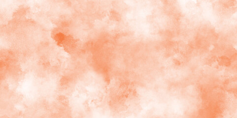 Abstract paper Background Texture Pattern with orange or brown color, Heavily Mixed Wall Art watercolor texture, Old orange or pink paper parchment banner with distressed vintage grunge texture.