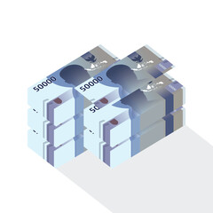 Naklejka premium rupiah money vector