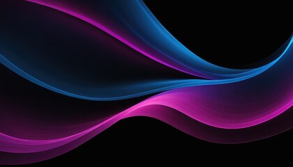Abstract banner with a rainbow flowing waves design
7