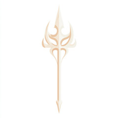 side view of a minimalist trident