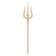 side view of a minimalist trident