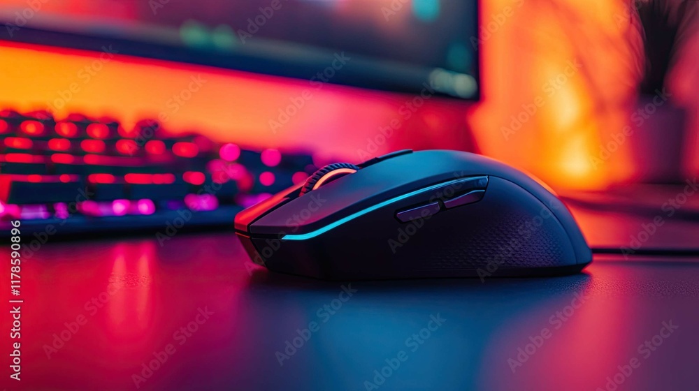 Aufkleber a mouse designed with a low profile for comfort during long hours of use