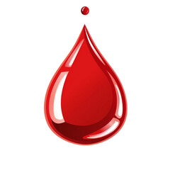 Red Icon Vector Illustration Isolated on Transparent Background