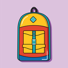 vector bag for school