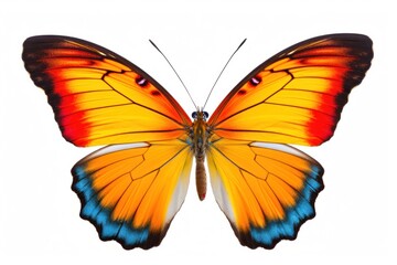 Butterfly animal insect white background.