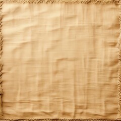 the AI Image Generator, a Beige Fabric with Frayed Edges and Texture