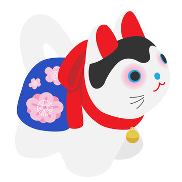 つるし飾りの戌のイラスト