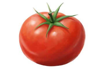tomato isolated on white