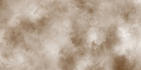 Old brown paper parchment banner with distressed vintage grunge texture, Abstract Background Texture Pattern with brown color, Heavily Mixed Wall Art paper texture, rustic dark wood with stains.