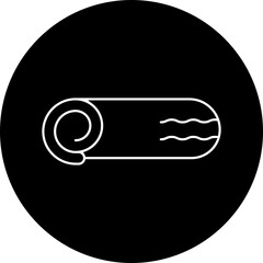 Swiss Roll icon single vector illustration