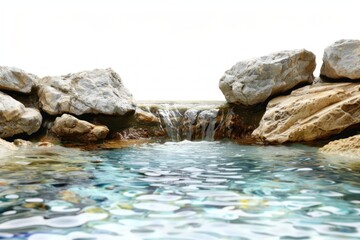 PNG Hot spring nature outdoors rock.