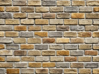 Fototapeta premium High-resolution gray beige brick wall texture, perfect for urban design projects and stock photography needs.