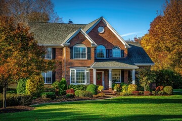 Obraz premium For Sale By Owner: Eye-Catching Real Estate Sign in Front of a Charming Home with Unique Architectural Features