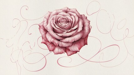 pink rose background