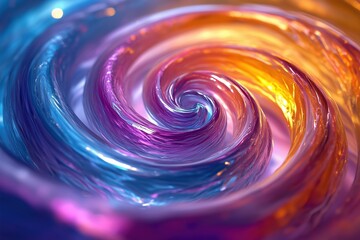 Ripple spirals offer a captivating swirl of vibrant colors and textures up close