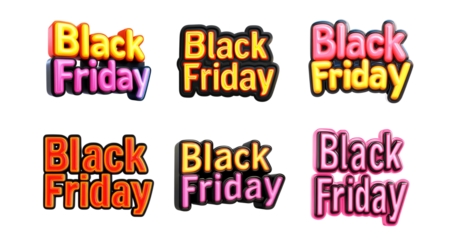 set of Black  Friday