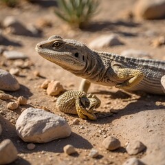 Fototapeta premium Coachella Valley's Living Tapestry: Biodiversity and Desert Species Interactions