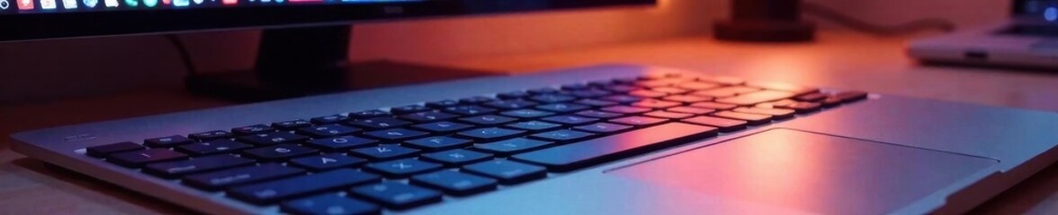 Wireless keyboard with built-in webcam for video calls , compact, recording