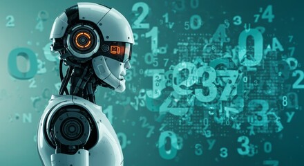 Robot AI artificial intelligence data technology machine learning science image