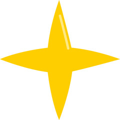 Obraz premium Sparkling Star Vector