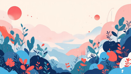 Naklejka premium vibrant absract illustration texture background