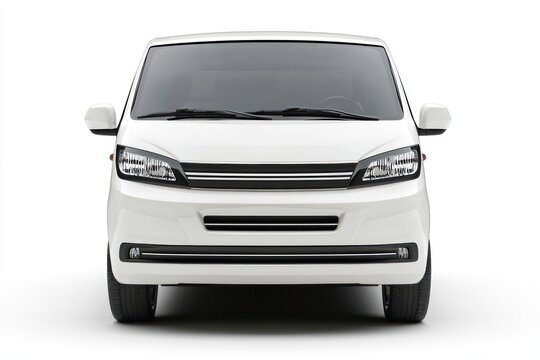 Real modern mini van vehicle transportation automobile.