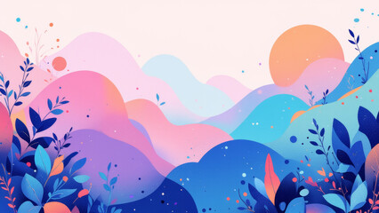 anime wallpaper abstract illustration background