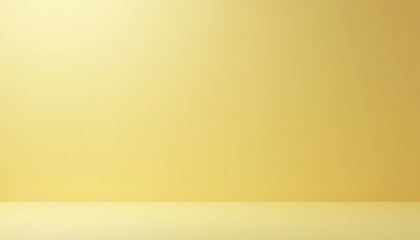 A creamy pastel yellow studio with soft gradients for gentle product presentations.