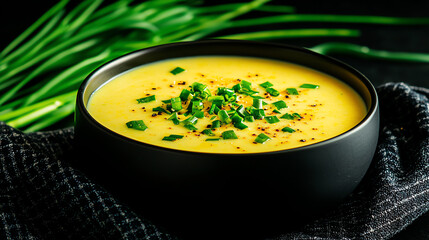 Gently boiled zucchini and potato soup, smooth and easily digestible option