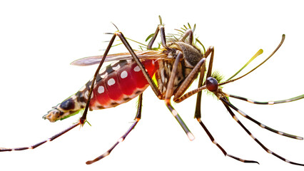 cockroach on white background