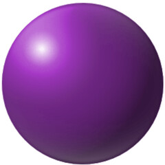Simple Purple Sphere.