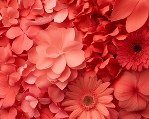 Vibrant Springtime Floral with Playful Pattern Arrangement