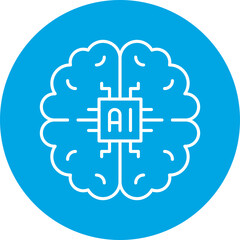 Machine Learning icon single vector illustration