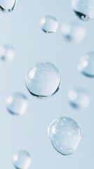 Close-Up of Water Droplets on Glass with Minimalist Style and Soft Lighting