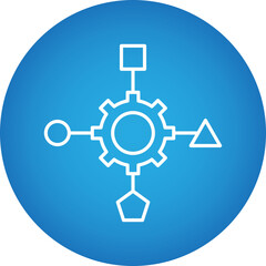 Variability icon single vector illustration