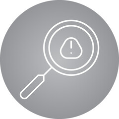 Risk Analysis icon single vector illustration