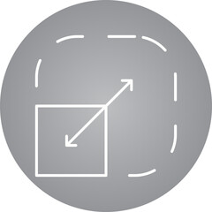 Scalable icon single vector illustration