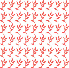 seamless pattern with red hearts