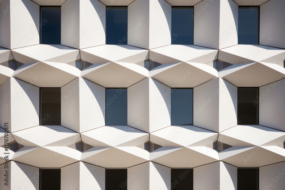 Poster geometric architectural wall architecture building pattern.
