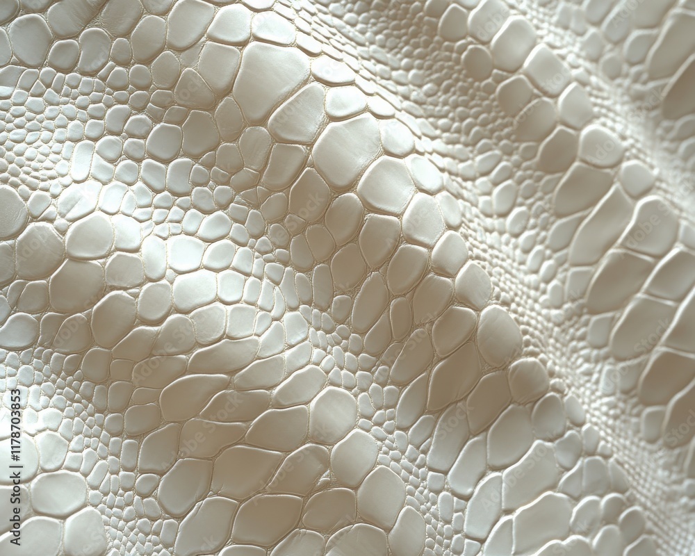 Aufkleber elegant and textured background featuring a cream colored leather fabric with a unique pattern of sc