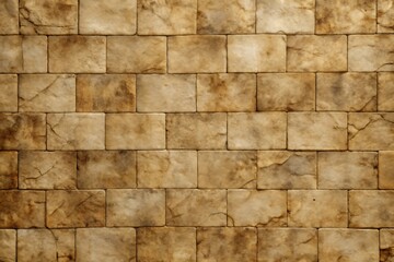 Obraz premium Aged Paper Texture Background With Square Tiles