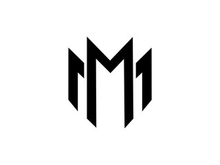 M Logo Design Vector Art