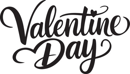 Fototapeta premium Loving Shadows Valentine’s Typography Delight