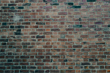 Block wall backdrop, wall art design. Stone cladding. Wall with brick texture for banner. Texture of stone wall. Brickwork background for design.