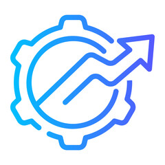 configuration Line Gradient Icon
