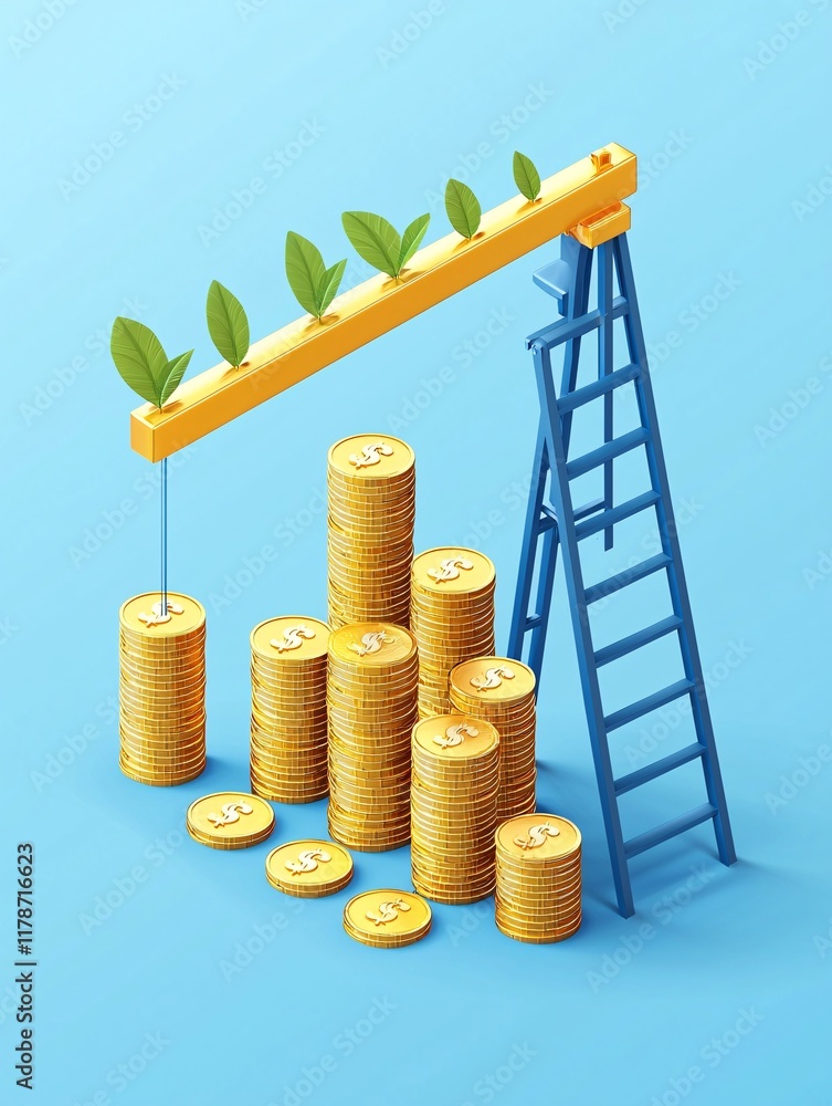 Poster graphical interplay between financial leverage and cost of capital in a structured corporate finance