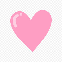 Doodle hand drawn heart drawing on white background