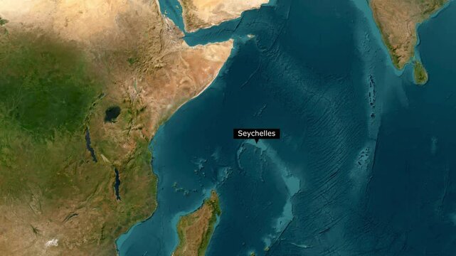 Seychelles Map Zooming In. Exploring the Details of the Seychelles Map