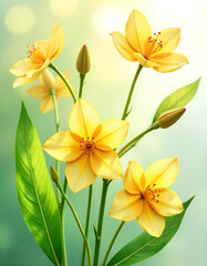 Obraz premium Spring Daffodils in Full Bloom