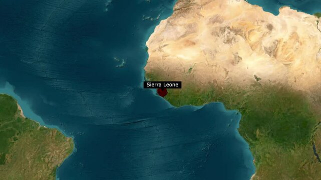 Sierra Leone Map Zooming In. Exploring the Details of the Sierra Leone Map